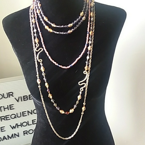 Bead layer necklace - Picture 1 of 8